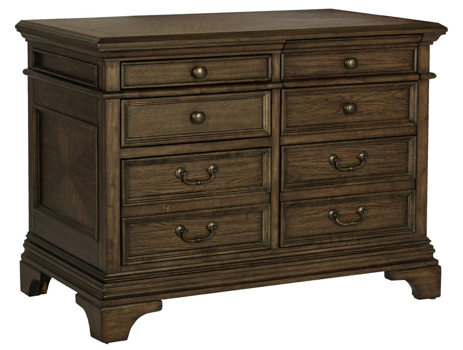 Hartshill 5-drawer File Cabinet Burnished Oak - All Brands Furniture (NJ)