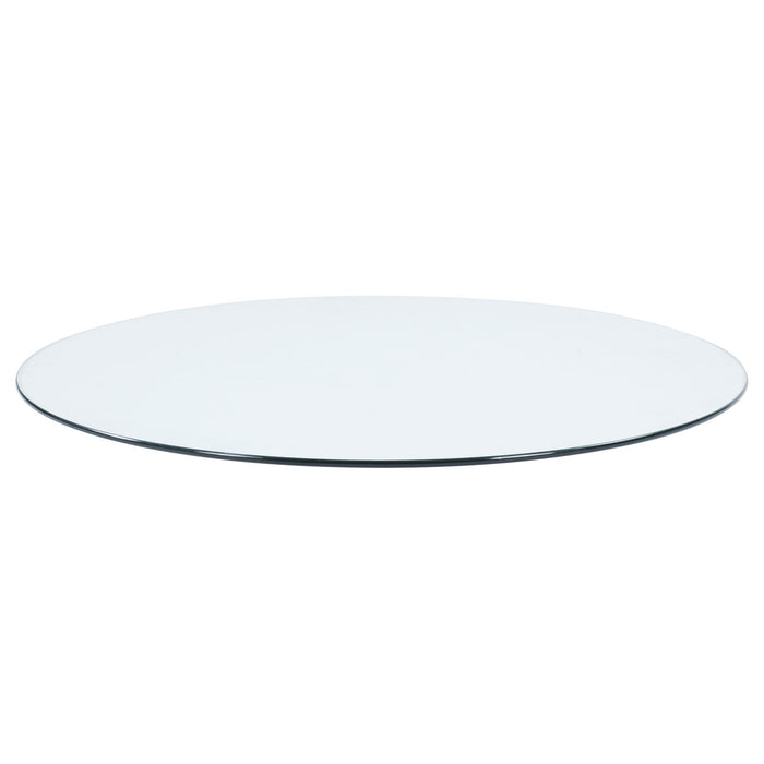 Glass Top 10mm Round Clear Tempered - All Brands Furniture (NJ)