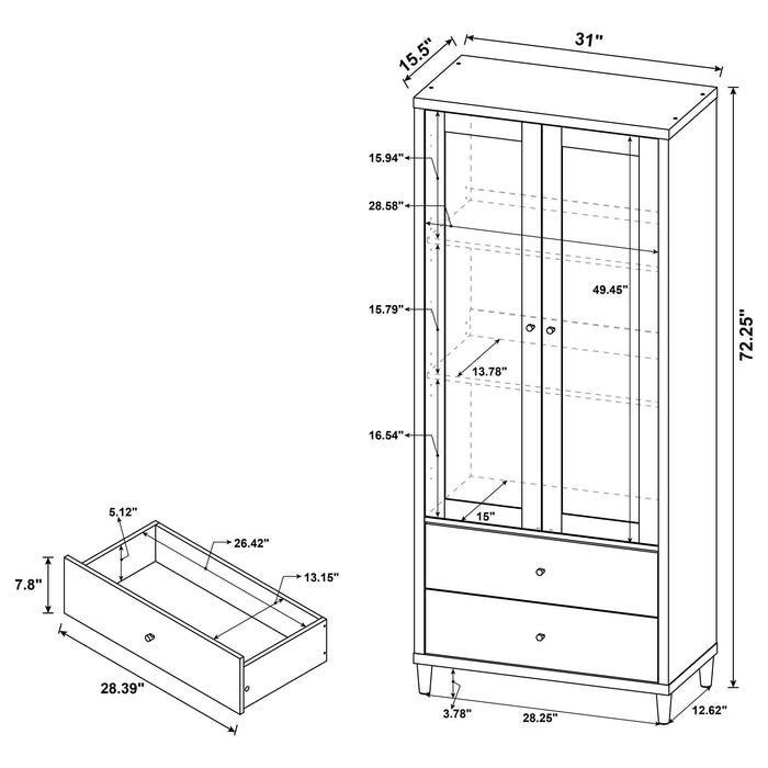 Wadeline Tall Accent Cabinet - All Brands Furniture (NJ)