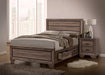 Kauffman California King, Eastren King & Queen Storage Bed Washed Taupe - All Brands Furniture (NJ)