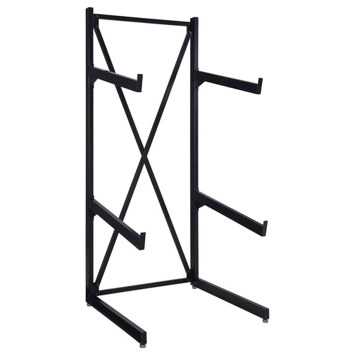 Duarto 3-tier Sofa Display Rack Black - All Brands Furniture (NJ)
