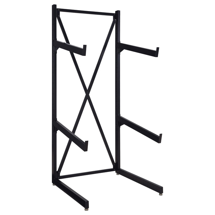 Duarto 3-tier Sofa Display Rack Black - All Brands Furniture (NJ)