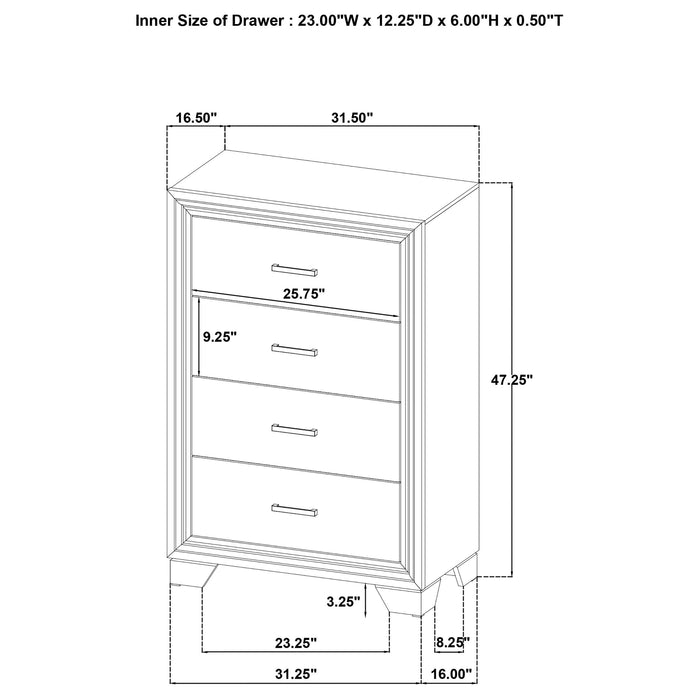 Wright Bedroom Set - All Brands Furniture (NJ)