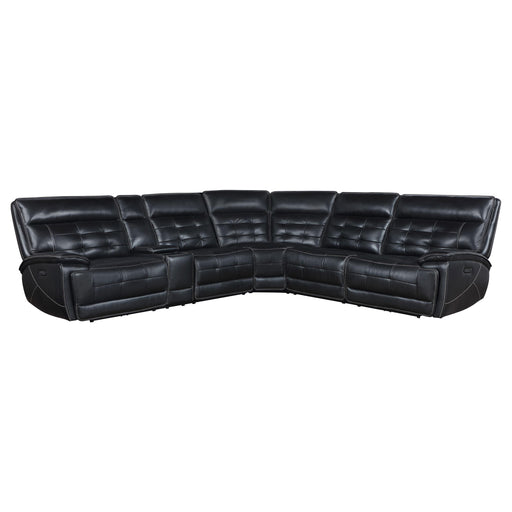 Hewitt Dual Power Reclining Sectional - All Brands Furniture (NJ)