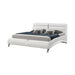Jeremaine Upholstered Bed White - All Brands Furniture (NJ)