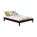 Hounslow California King, E.King, & Queen Universal Platform Bed Cappuccino - All Brands Furniture (NJ)