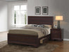 Kauffman Queen Storage Bed Dark Cocoa - All Brands Furniture (NJ)