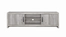 Burke 2-drawer TV Console Grey Driftwood - All Brands Furniture (NJ)