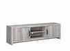 Burke 2-drawer TV Console Grey Driftwood - All Brands Furniture (NJ)