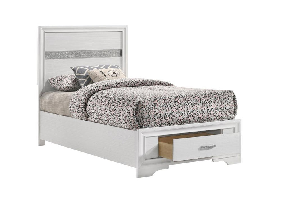 Miranda Full & Twin Storage Bed White - All Brands Furniture (NJ)