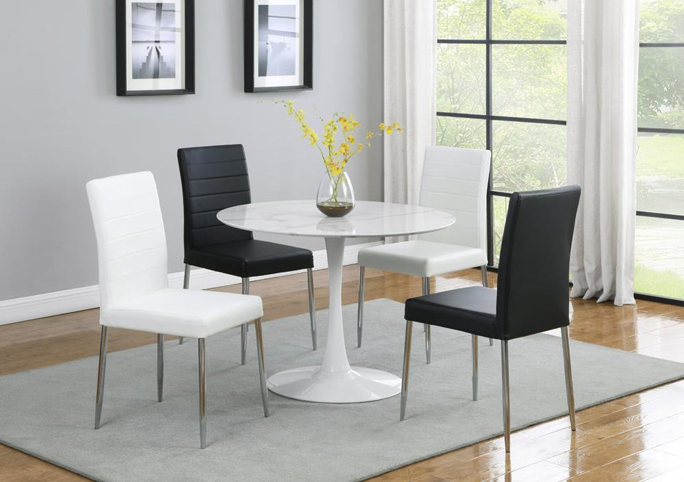 Maston Upholstered Dining Chairs White (Set of 4) - All Brands Furniture (NJ)