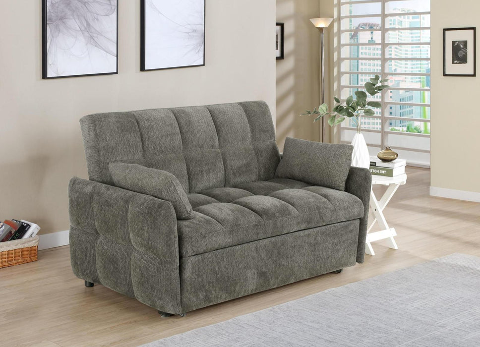Cotswold Tufted Cushion Sleeper Sofa Bed Light Grey & Dark Grey - All Brands Furniture (NJ)