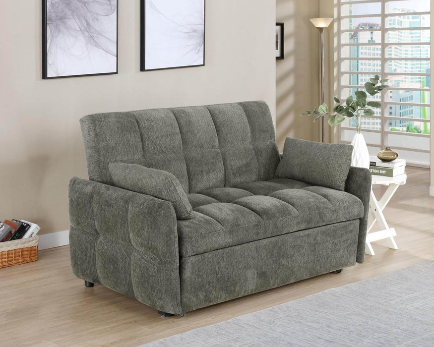 Cotswold Tufted Cushion Sleeper Sofa Bed Light Grey & Dark Grey - All Brands Furniture (NJ)