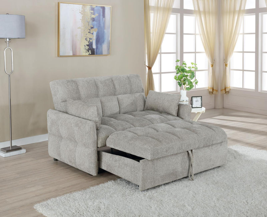 Cotswold Tufted Cushion Sleeper Sofa Bed Light Grey & Dark Grey - All Brands Furniture (NJ)