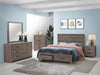 Brantford Eastern King & Queen Panel Bed Barrel Oak - All Brands Furniture (NJ)