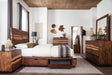 Winslow Queen Bed Smokey Walnut and Coffee Bean - All Brands Furniture (NJ)