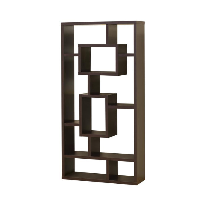 Corey 71-inch 8-shelf Bookcase Cappuccino - All Brands Furniture (NJ)