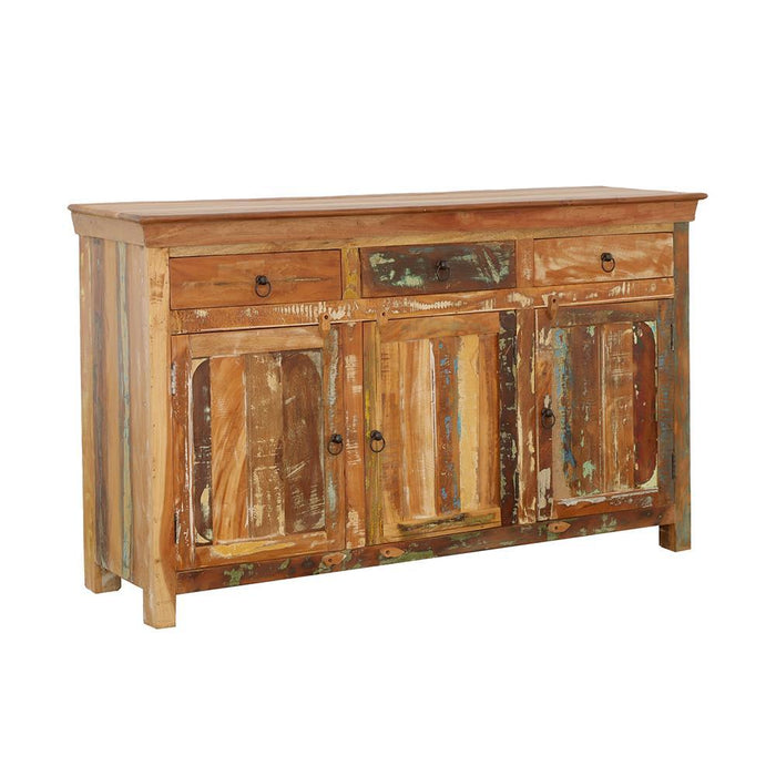 Henry 3-door Accent Cabinet Reclaimed Wood - All Brands Furniture (NJ)
