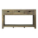 Esther 3-drawer Storage Console Table Natural Sheesham - All Brands Furniture (NJ)