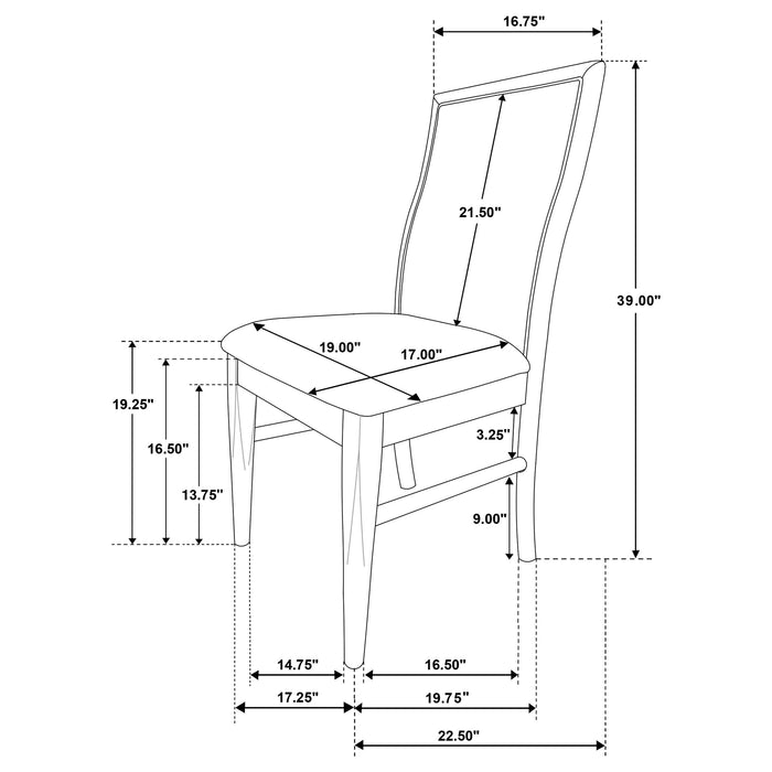 Adina Side Chairs - All Brands Furniture (NJ)