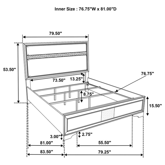 Miranda Panel Bed - All Brands Furniture (NJ)
