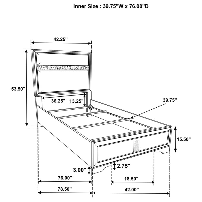Miranda Panel Bed - All Brands Furniture (NJ)