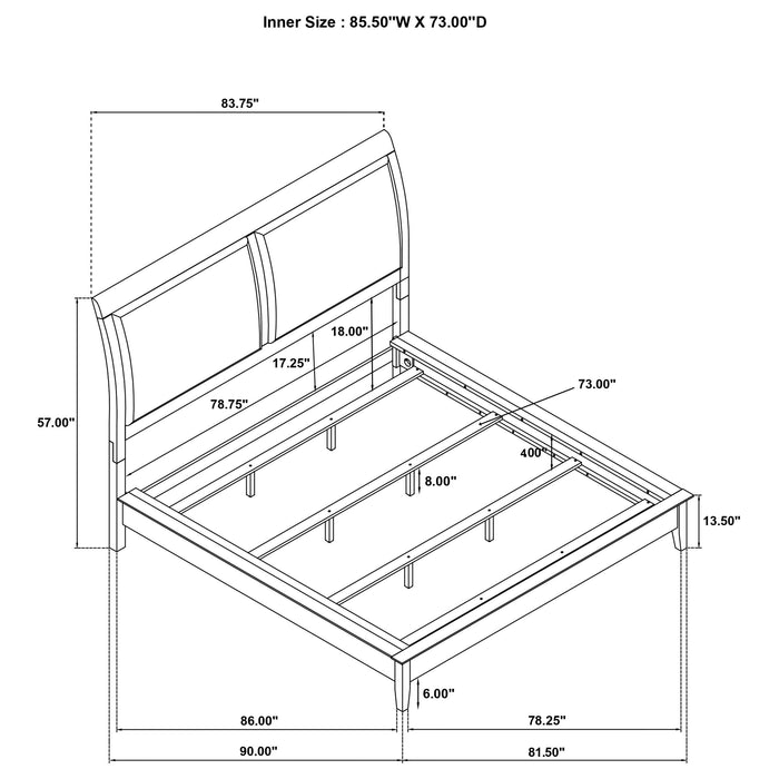 Bexhill 5 Pc Bedroom Set - All Brands Furniture (NJ)