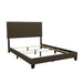 Boyd California King, King, & Queen Upholstered Bed with Nailhead Trim Charcoal & Grey - All Brands Furniture (NJ)