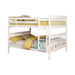 Chapman Full Over Full & Twin Over Full Bunk Bed Black & White - All Brands Furniture (NJ)