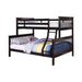 Chapman Full Over Full & Twin Over Full Bunk Bed Black & White - All Brands Furniture (NJ)