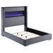 Tisdall Wingback Bed with Flame Visualizer - All Brands Furniture (NJ)