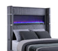 Tisdall Wingback Bed with Flame Visualizer - All Brands Furniture (NJ)