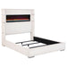 Tisdall Wingback Bed with Flame Visualizer - All Brands Furniture (NJ)
