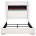 Tisdall Wingback Bed with Flame Visualizer - All Brands Furniture (NJ)