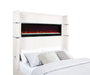 Tisdall Wingback Bed with Flame Visualizer - All Brands Furniture (NJ)