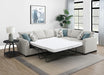 Ashford Chenille Upholstered Sleeper Sectional Sofa Greige - All Brands Furniture (NJ)