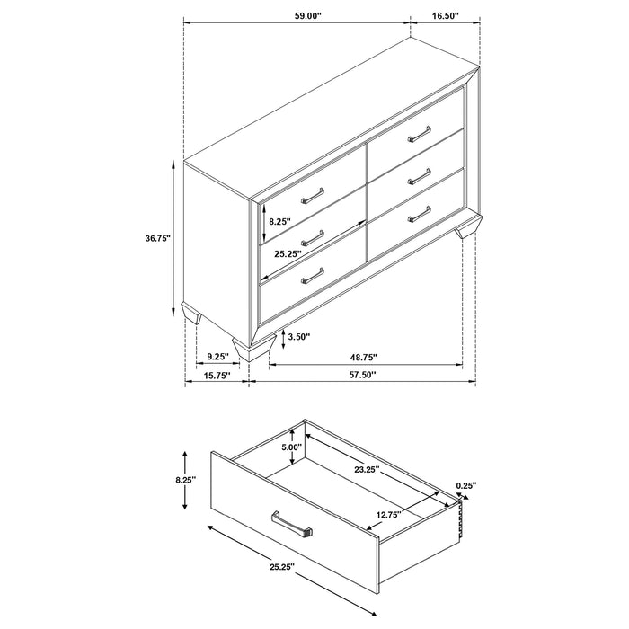 Dorian Bedroom Set - All Brands Furniture (NJ)