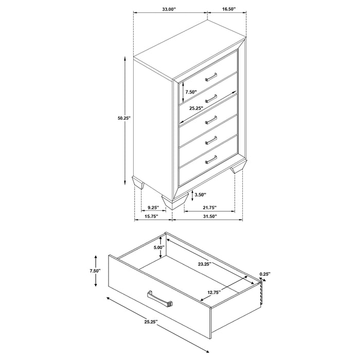Dorian Bedroom Set - All Brands Furniture (NJ)