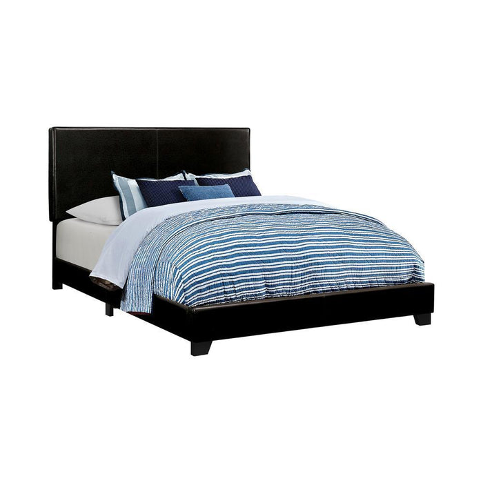 Dorian Upholstered California King, E.King, & Queen Bed Black, Brown, & Grey - All Brands Furniture (NJ)