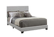 Dorian Upholstered California King, E.King, & Queen Bed Black, Brown, & Grey - All Brands Furniture (NJ)