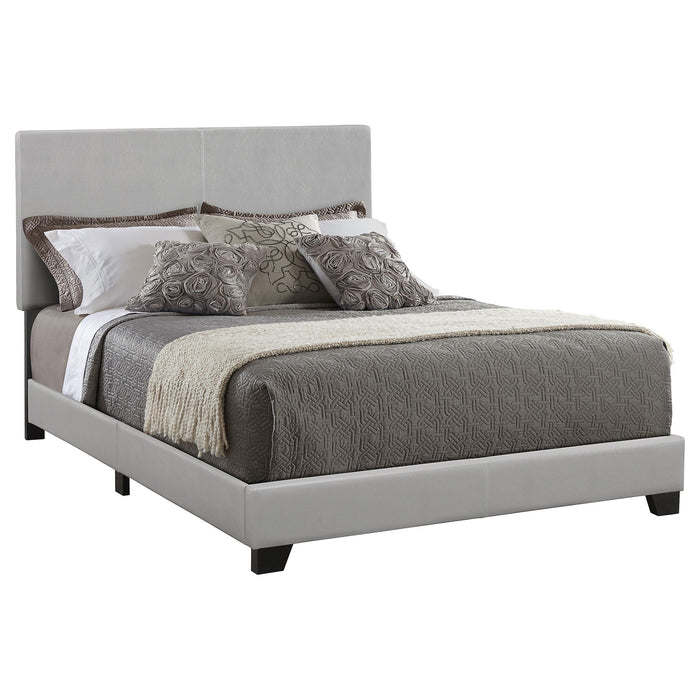 Dorian Upholstered California King, E.King, & Queen Bed Black, Brown, & Grey - All Brands Furniture (NJ)