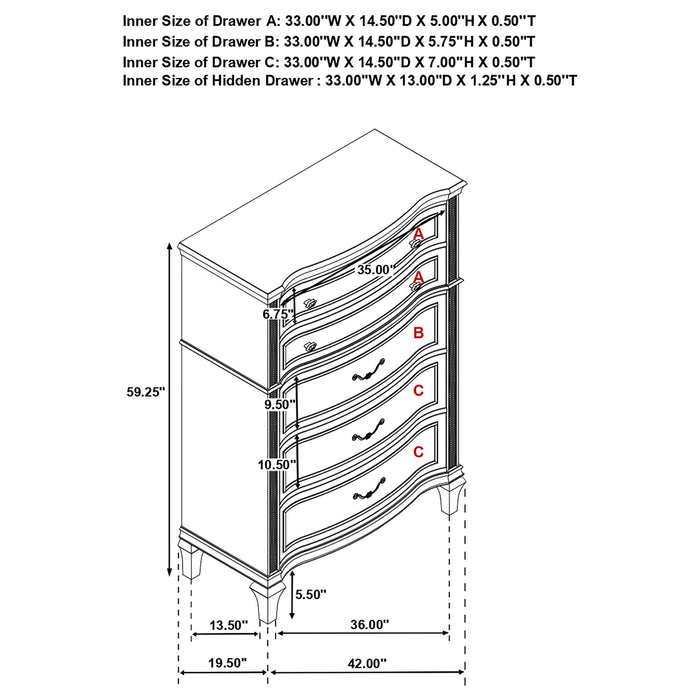 Felicity Bedroom Set - All Brands Furniture (NJ)