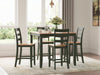 Gesthaven Counter Height Dining Table and 4 Barstools (Set of 5) - All Brands Furniture (NJ)