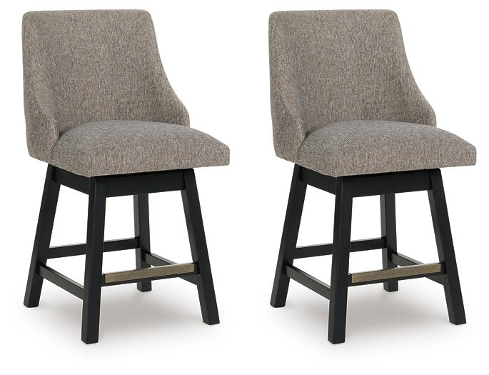 Neymorton Counter Height Barstool (Set of 2) - All Brands Furniture (NJ)