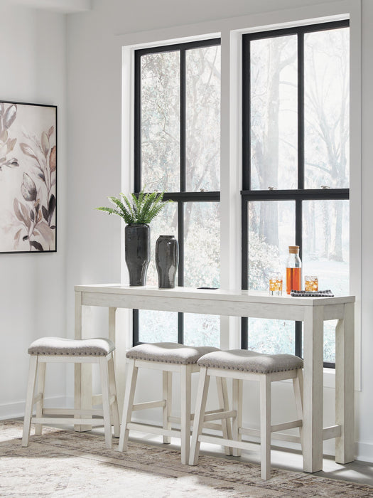 Robbinsdale Counter Height Dining Table and 3 Barstools Set - All Brands Furniture (NJ)