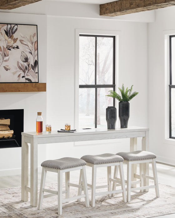 Robbinsdale Counter Height Dining Table and 3 Barstools Set - All Brands Furniture (NJ)