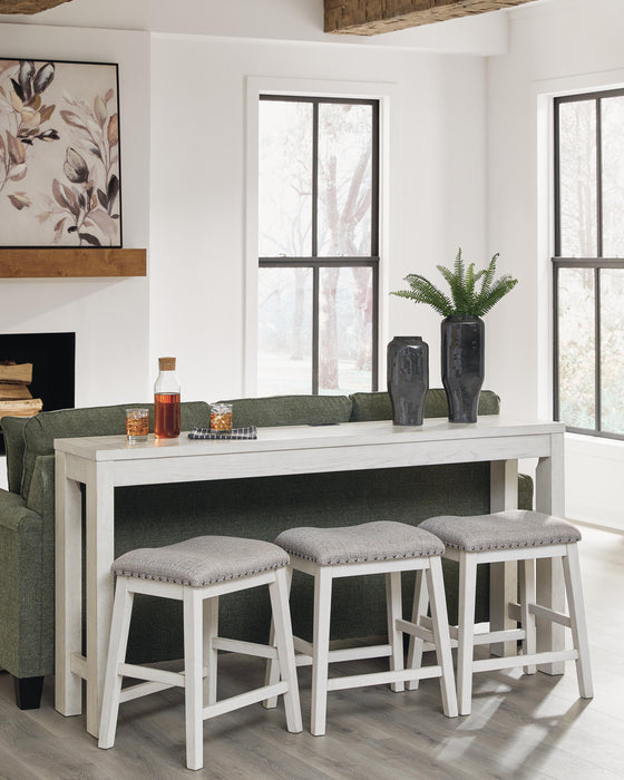 Robbinsdale Counter Height Dining Table and 3 Barstools Set - All Brands Furniture (NJ)