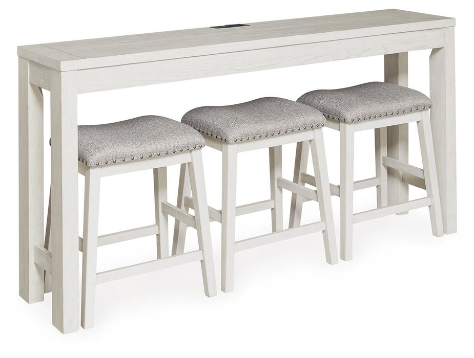 Robbinsdale Counter Height Dining Table and 3 Barstools Set - All Brands Furniture (NJ)