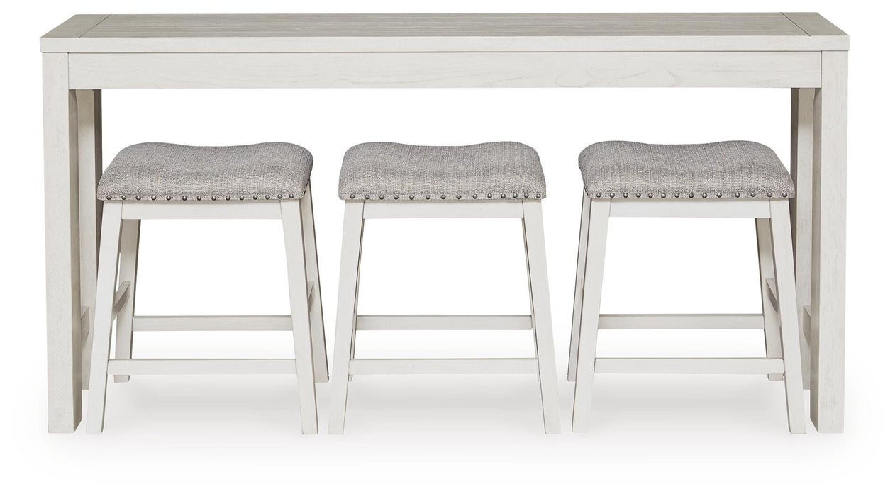 Robbinsdale Counter Height Dining Table and 3 Barstools Set - All Brands Furniture (NJ)