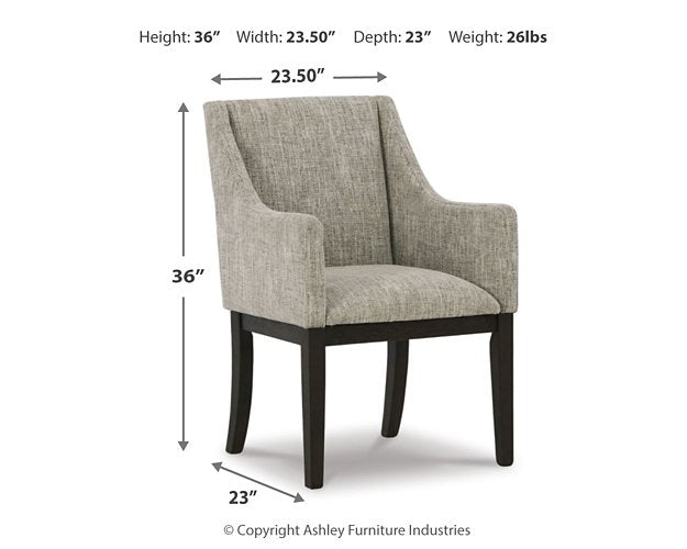 Burkhaus Dining Arm Chair - All Brands Furniture (NJ)